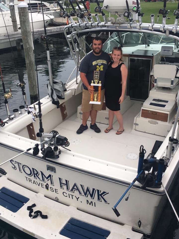 2017 Traverse City Trout Derby 3rd place - Storm Hawk Sport Fishing