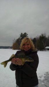 Guided Walleye Ice Fishing Northern Michigan