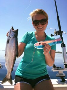 Salmon charters leland, Mi