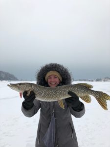 Guided ice fishing Traverse City 