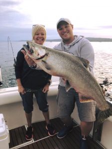 Traverse city Salmon Fishing 