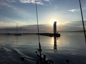 Traverse City Fishing Trip Sunrise