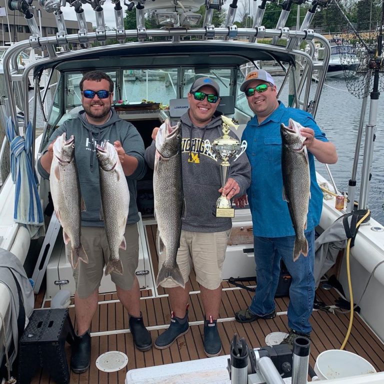 2020 Traverse City Trout Tournament 1st place Storm Hawk Sport Fishing